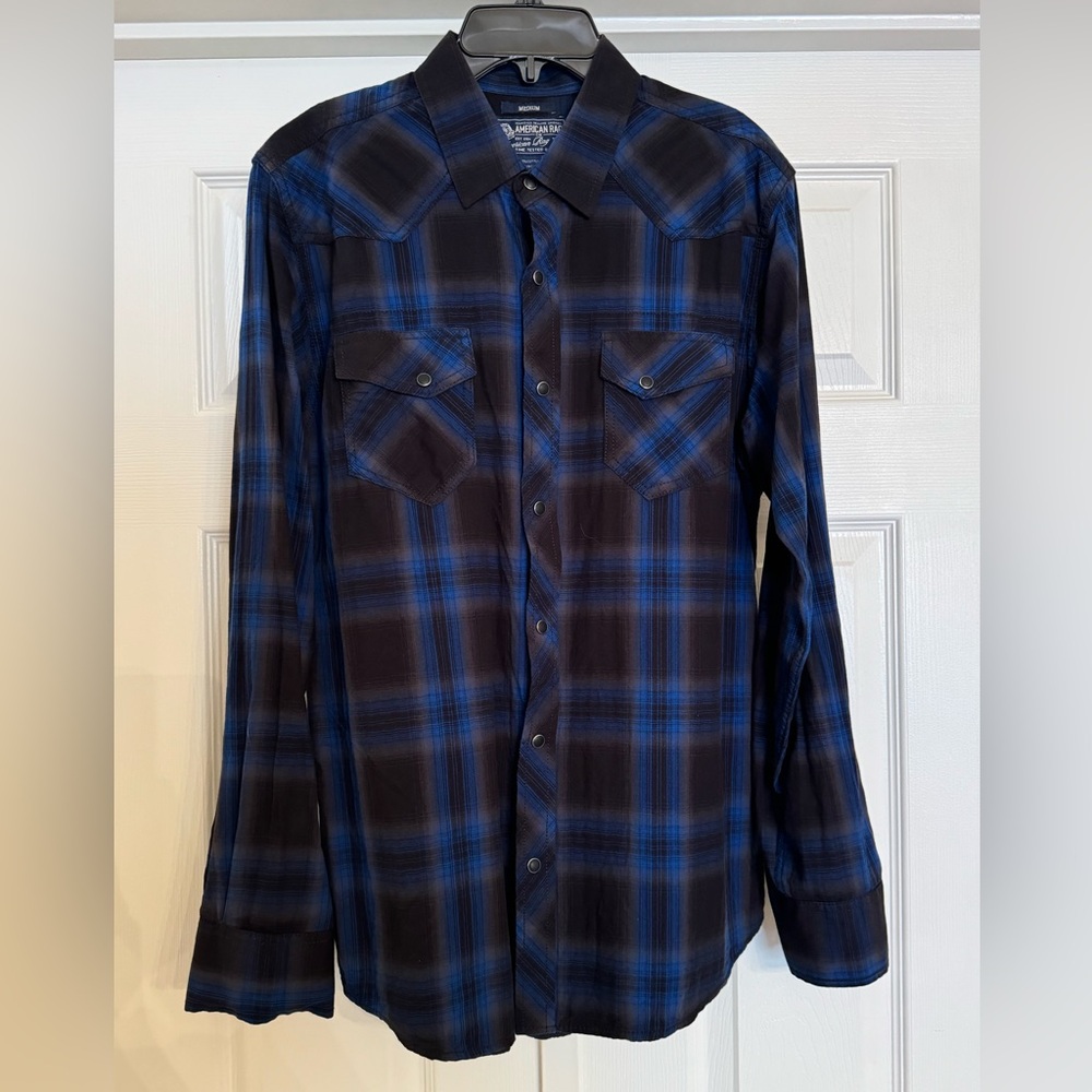 American Rag- M   Long sleeves, western style